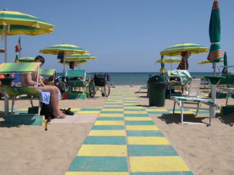 Spiaggia per disabili nel Circeo