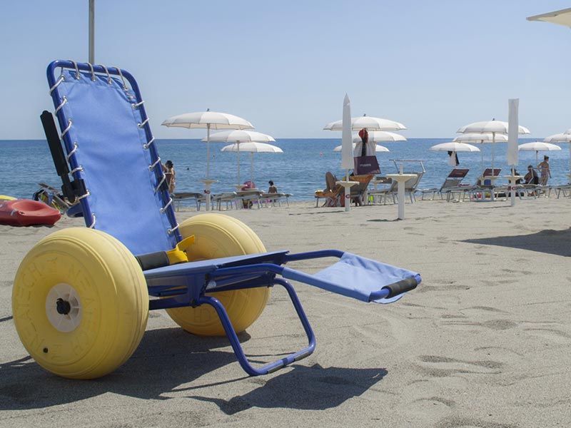 Sedia JOB per l'entrata in mare
