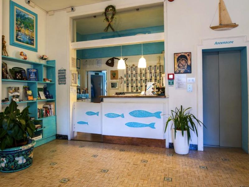 Bancone del bar dell'hotel