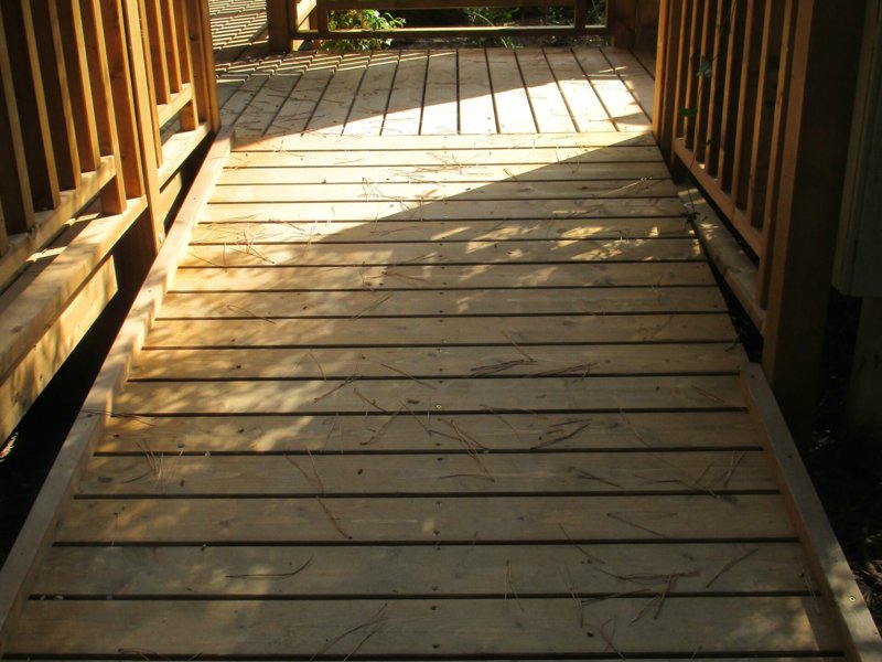 Rampa accesso veranda