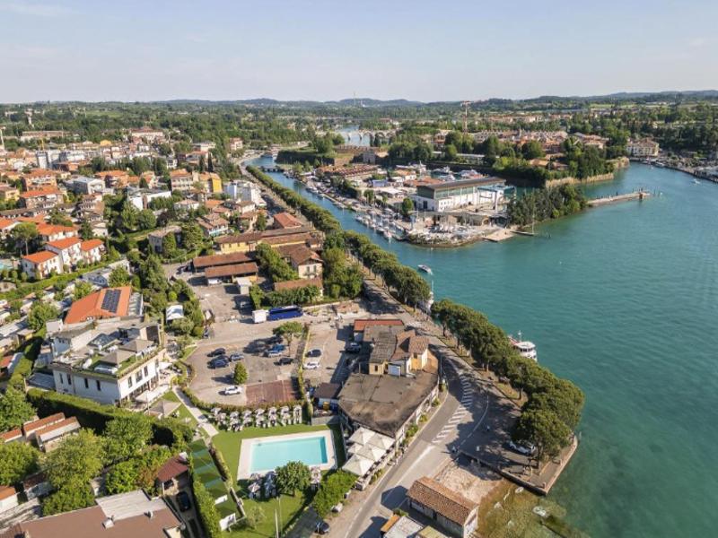 Aerial view of Peschiera del Garda